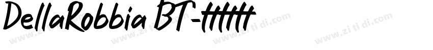 DellaRobbia BT字体转换